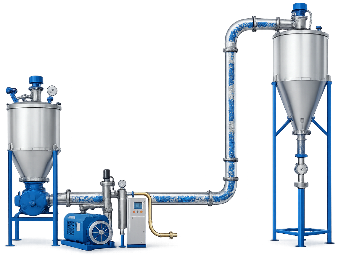 Benefits of Pneumatic Conveying Systems for Chemical Plants